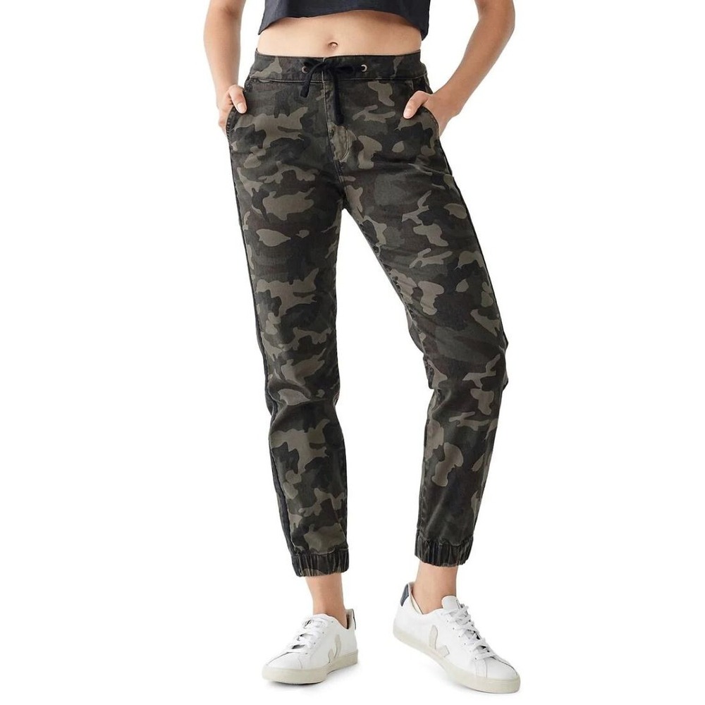 DL1961 women jeans Gwen Jogger 3102019 12592 Columbia camo green sz W25 $169